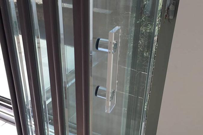 Our doors feature our discreet yet functional glass handles