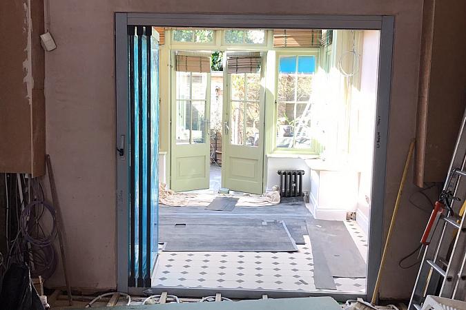 Open conservatory doors